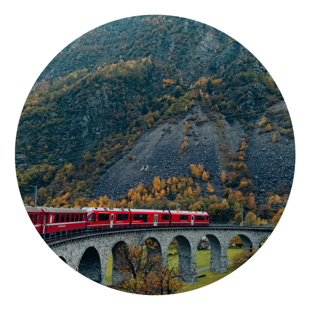 Bernina Express in Switzerland