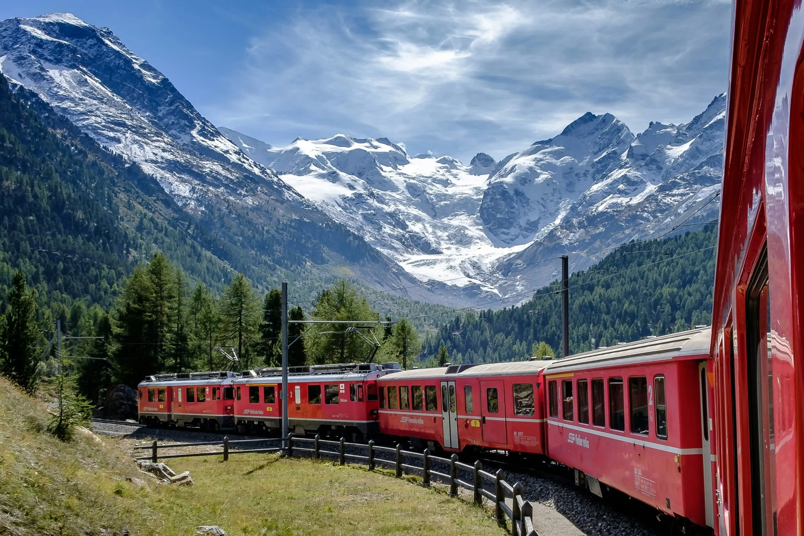 Scenic Train Journey with the Bernina Express