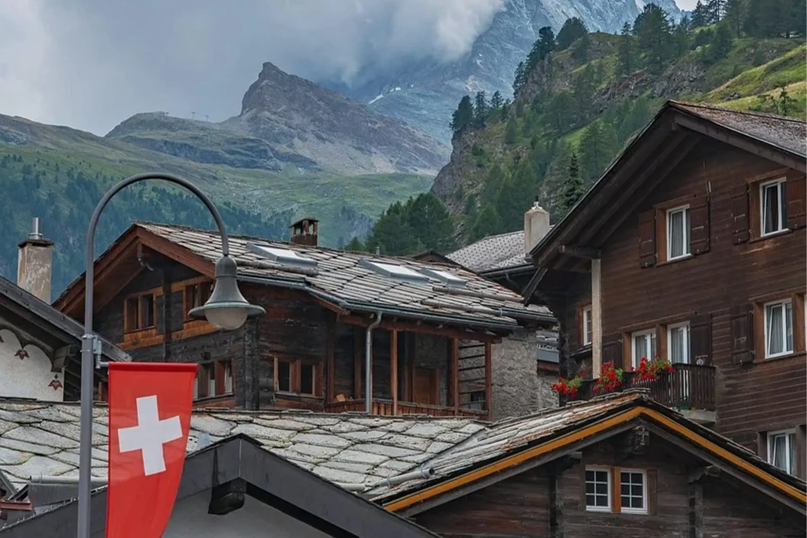 Charming Swiss Chalets at Zermatt