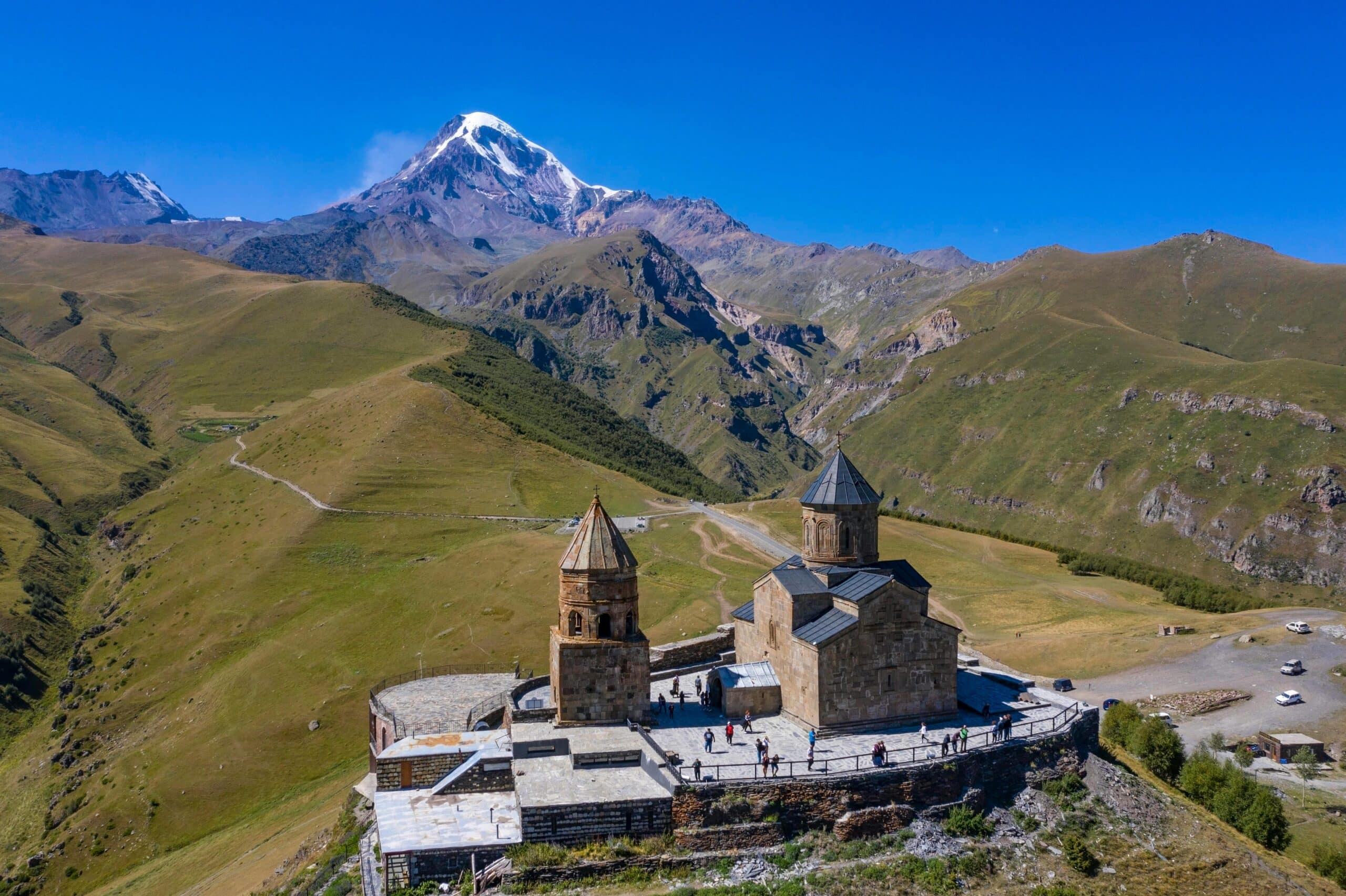 Monastry in Georgia highlands