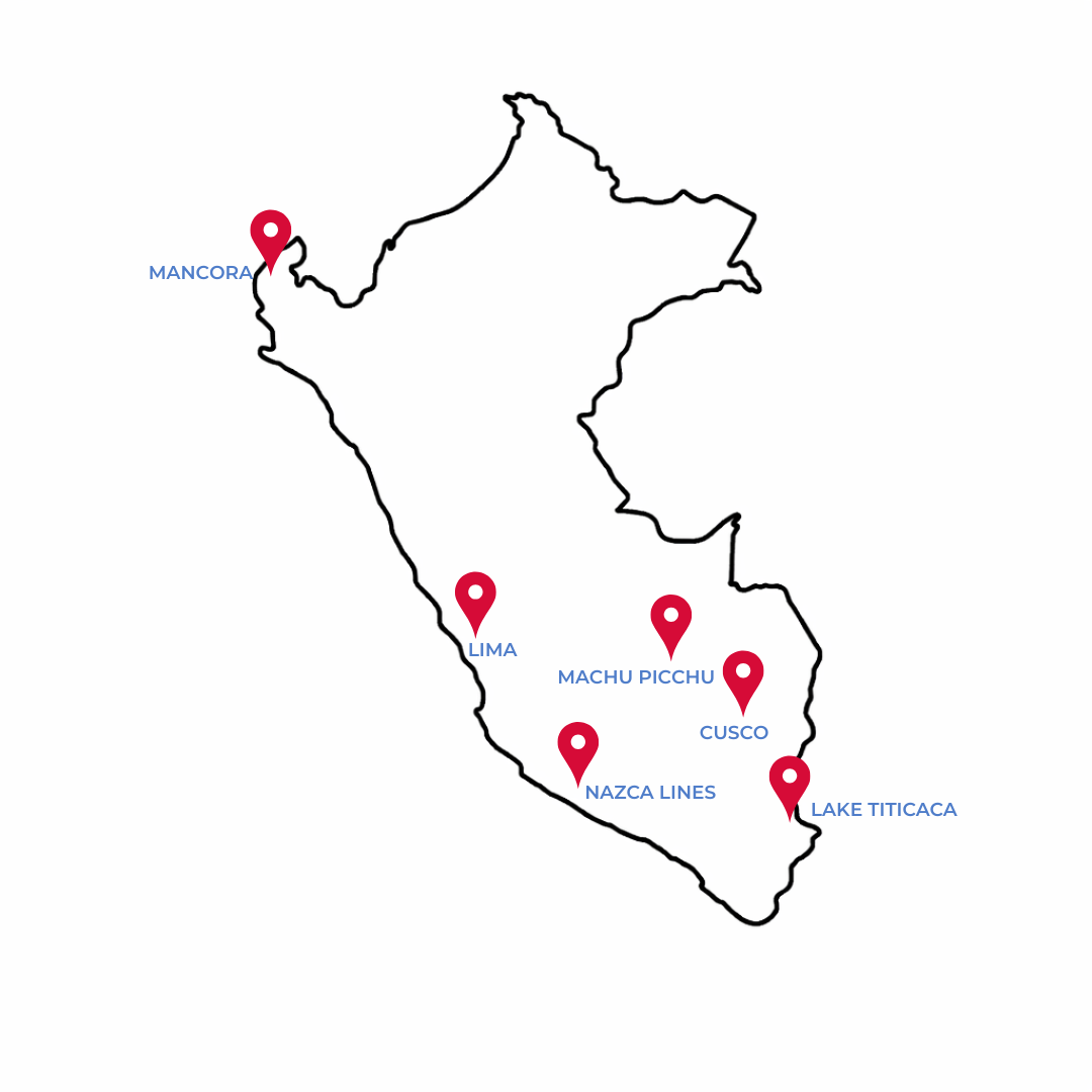 Map of Peru